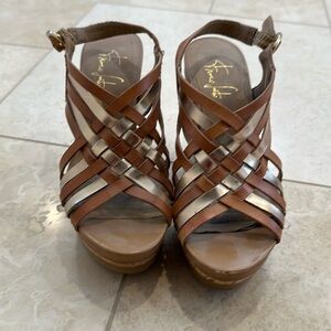 Franco Sarto Wedge Heels - size 5
